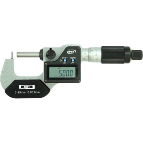 IP65 0.001mm waterproof Type A B C D E F tube electronic micrometer 0-25mm 25-50mm digital tube micrometer