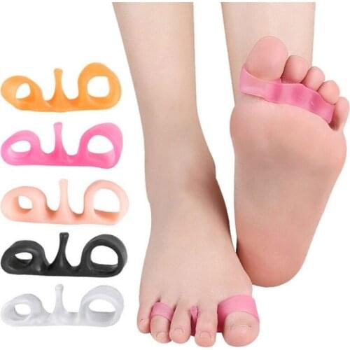 Gel Foot Care Tool Bunion Corrector Bone Big Toe Protector Hallux Valgus Straightener Toe Spreader Pedicure 2pcs=1Pair