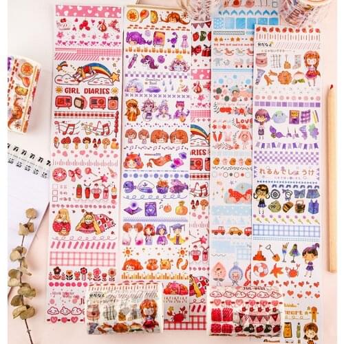 Kawaii Horoscope Washi Tape Decorative Paper Masking Tape Diy Adhesive Scrapbook Sticker