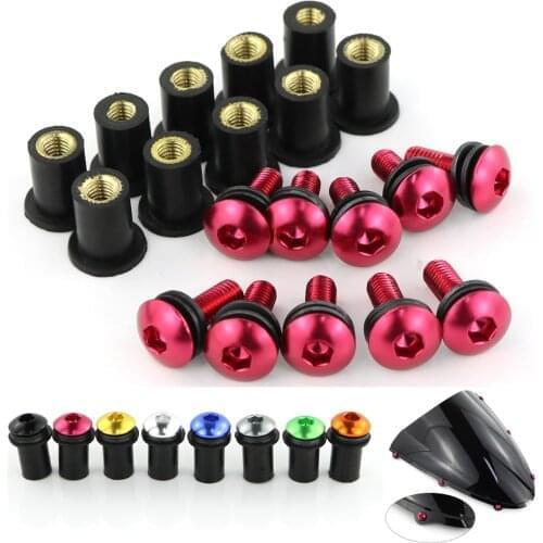 10 Pcs M4*16 Windshield Bolts Kits Windscreen Screws For Ducati 748 916 996 998 749 999 848 1098 1198 Panigale 899 959 1199 1299