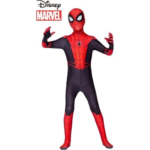 Disney Marvel Spider-Man Adult Children Halloween Costume Cosplay One-piece Tights 3D Cool Digital Printing
