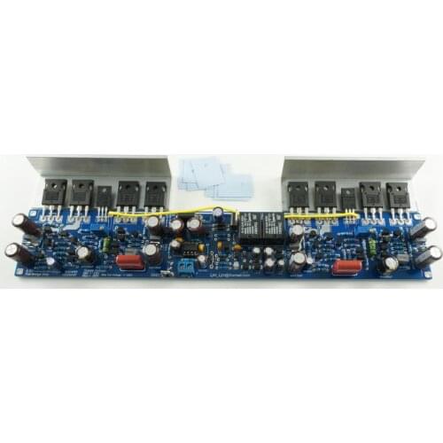 L50 500W 8hms Full Bridge Mono Front and Rear Stage Combined Power Amplifier AMP Board Professional edition with Angled aluminum