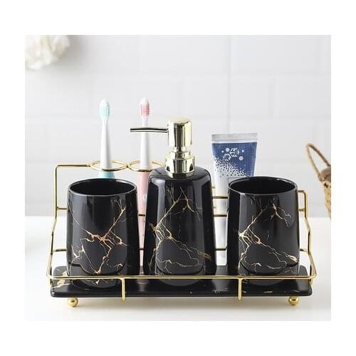 Light luxury wash cup, toothbrush cup, electric toothbrush holder, household dental tank wash set, toothbrush cup rack