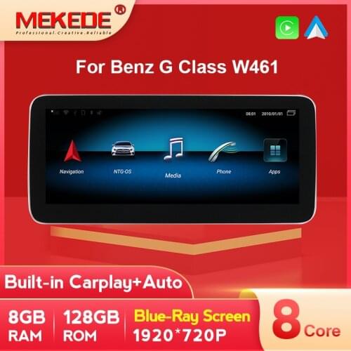 MEKEDE For Mercedes Benz G320 G400 G300 G500 G270 W463 W461 W461 Car Stereo Player IPS Screen 8GB RAM GPS Navigation Head Unit