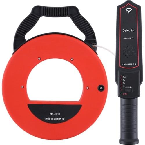 Wall PVC Iron Pipe Blockage Detector Rechargeable Pipeline Blocking Tester Pipeline Clogging Locating Instrument Pinpointer 220V