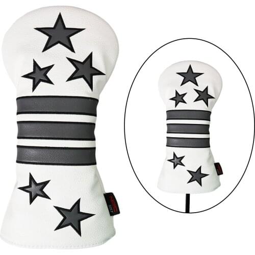 Durable Golf Wood Head Cover Drivers Headcover Protector Stars Scratch Proof