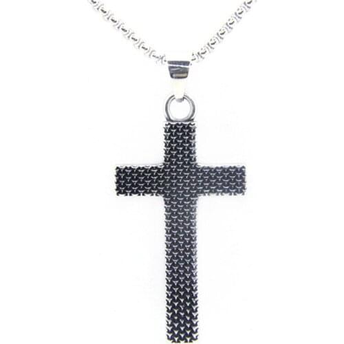 Rany&Roy Newest Jesus Cross Pendant 316L Stainless Steel Jewelry Biker Cool Cross Pendant