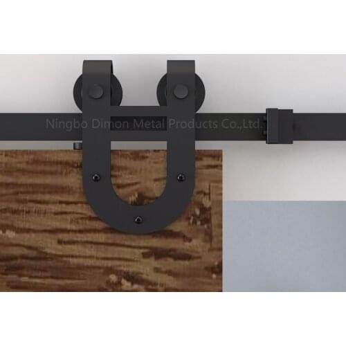 Dimon customized sliding door hardware wood sliding door hardware hanging wheel America style sliding door hardware DM-SDU 7203
