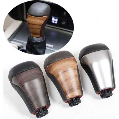 Gear Shift Knob Fit For Toyota Land Cruiser Prado 150 2018 2019 2020 Leather Automatic Car Stick Gear Lever HandBall replace