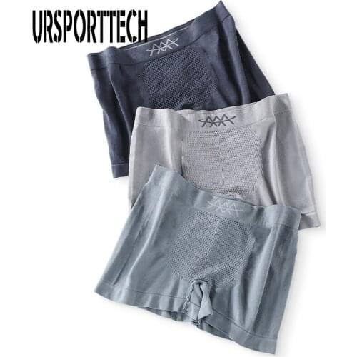 Sexy Underwear Men Boxer Shorts Quick Dry No Trace Briefs Men Bikini Mans Underwear Male Cuecas Penis Hole Boy Underwear 3PCS