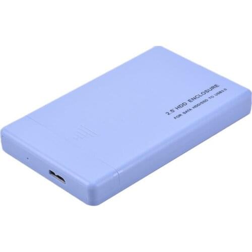 USB3.0 SATA3.0 Hard Disk Drive External HDD Enclosure Case 2.5" HDD Case 6Gbps Support Unlimited Memory HDD/SDD UASP Protocol