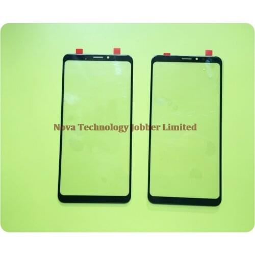 Wyieno Top Black Glass Screen For Meizu Note 8 M822H Glass Lens Outer Front Panel ( Not touch screen Sensor) +tracking