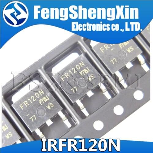 10pcs/lot IRFR120 IRFR120N FR120N Power MOSFET TO-252