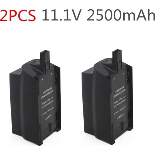 2PCS 2500mAh 11.1V For Parrot Bebop Drone 3.0 Upgrade Capacity Lipo Battery Drone Backup Replacement Battery