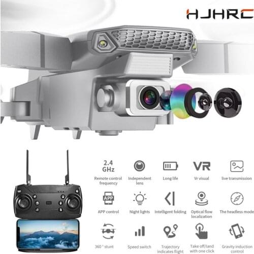 2021 NEW P1 Rc Drone 4k HD Dual Camera Drone WiFi 1080p Real-time Transmission FPV Follow Me Rc Quadcopter vs E88Pro Drone Toys