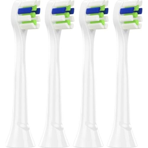 4Pcs/lot Replacement Electric Toothbrushes Heads Soft For HX6530 HX9340 HX6930 HX6710 HX9140 HX6921 HX6930 HX6932