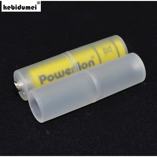 Kebidumei 4pcs/lot 2020 Convenient AAA to AA Size Cell Battery Converter Adaptor Holder Case Switcher Wholesale New arrival Hot