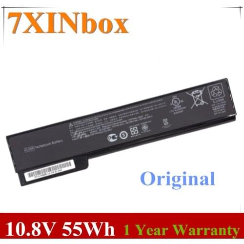 7XINbox 10.8V 55wh Original Laptop Battery CC06 For HP EliteBook 8460p 8460w 8560p for ProBook 6360b 6360t 6460b 6465b 6560b