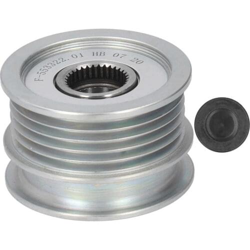 Belt tension car accesories Alternator Pulley Accessory F‑553322 55560294 1204484 AFP0066 Fit for Opel Astra generator belt