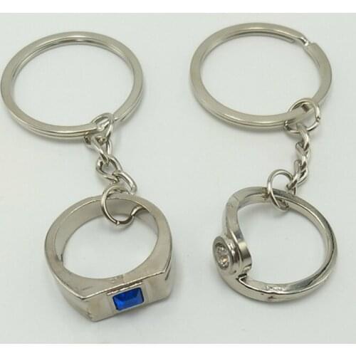 Hot Creative Men and Women Couple Key Ring Pendant Creative Key Chain Valentines Day Promotion Small Gift Keychain