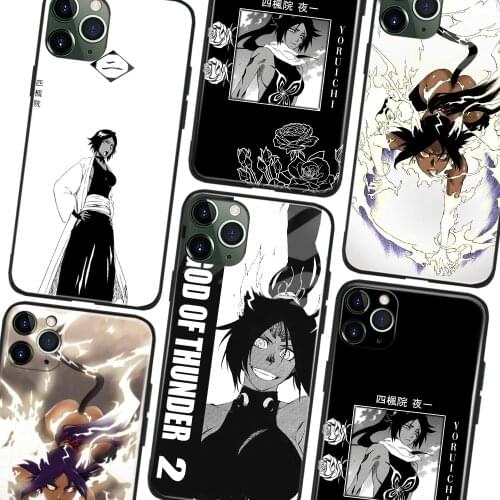 Yoruichi Shihouin Bleach Glass Soft Silicone Phone Case FOR iPhone SE 6s 7 8 Plus X XR XS 11 12 Mini Pro Max Sumsung Cover Shell