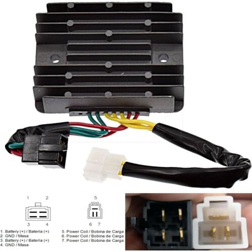 For DUCATI 1098 848 1198 Motorcycle Voltage Regulator Rectifier 12V Aluminum