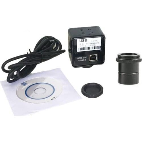 5MP USB CMOS CCD Electronic Digital Camera Microscope Free Driver For win10/ win7/ win8 with 23.2mm or 30.5mm connection port