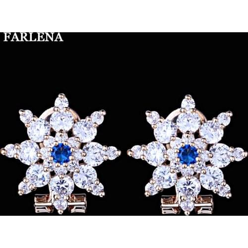 FARLENA Women's Gold Earrings