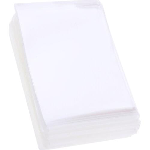 Set of 100 Clear Card Sleeves Waterproof Plastic ICO Games Card Holder