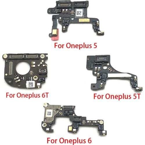 New For Oneplus 5 5T 6 6T Mic Microphone Board Flex Cable Replacement Parts