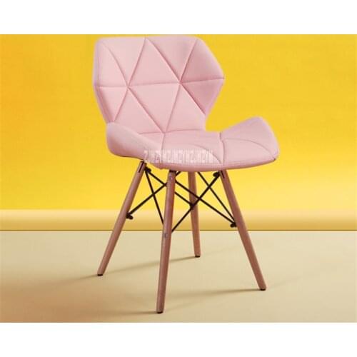 Wooden Leg Leisure Chair Modern Creative Living Room Chair Simple Household Coffee Dining Chair Backrest Office Computer Chair