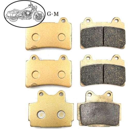 Motorcycle Front / Rear Brake Pads For YAMAHA FZR400 RSP 1987 FZR400 1988 1989 SRX400 1990-1996 SRX600 1990 1991