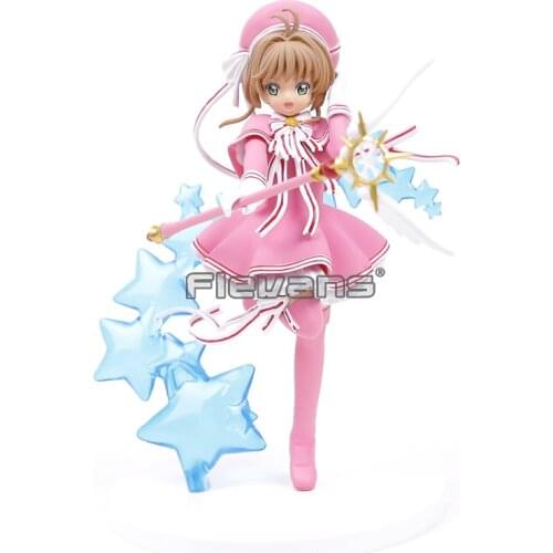 Card Captor Sakura Clear Card Kinomoto Sakura PVC Figure Collectible Model Toy