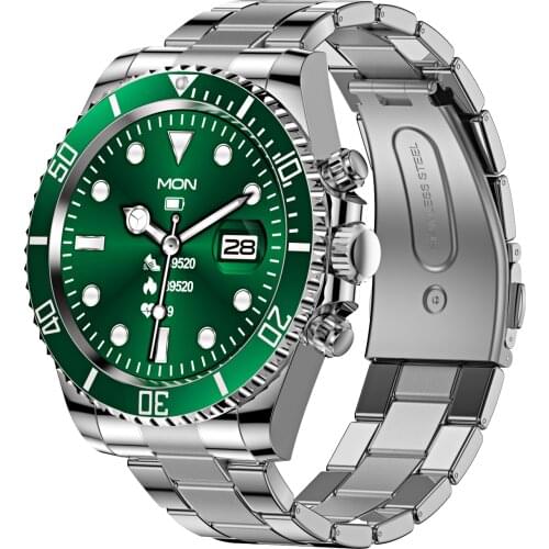 2022 New Call Smart Watch AW12 Steel Strap Mens Business Sports Watch For Dropshipping