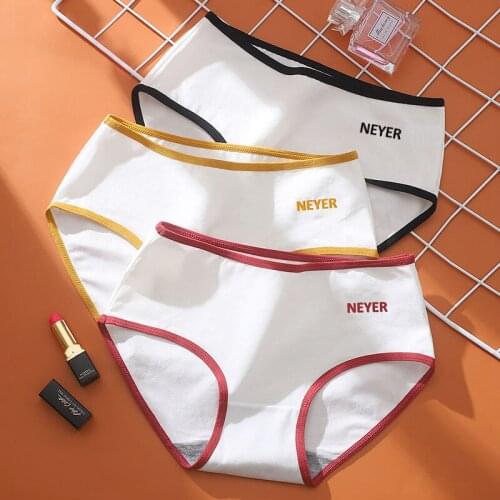 Teenagers Panties Breathable Mid Rise Underwear For Women Casual Polyester Lingerie Children New Top Briefs Wholesale Recommend