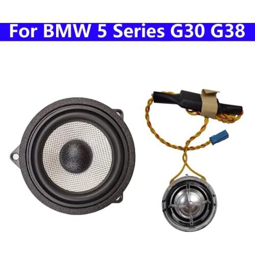 For BMW 5 Series G30 G38 High Quality Night Vision Treble Tweeter Audio Trumpet Horn 64 colors LED light Car Luminous Speaker