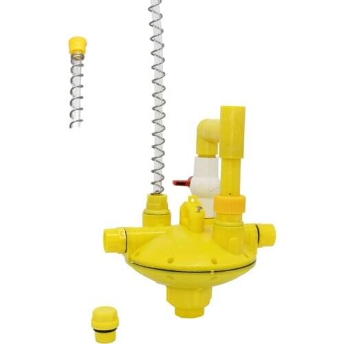 1 pcs Poultry Drinking Water Equipment Chicken Duck And Goose Cage Nipple Drinker Water Line New Bi-kick Buck Regulator Filter