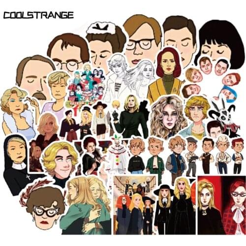 10/30/50Pcs American Horror Story Classic TV Sticker For Motorcycles Skateboards Phones DIY Hand Diaries Scrapbooks Stickers