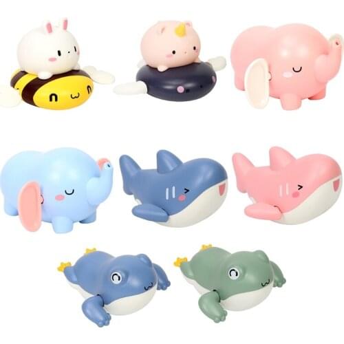 425F 4’’ Baby Bathing Time Toy Swimming Pool Beach Toy Clockwork Shower Toy Animal
