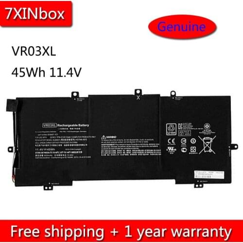 7XINbox 45Wh 11.4V Genuine VR03XL Laptop Battery For HP ENVY 13-D 13-D046TU 13-D025TU 13-D024TU 13-D056TU 816497-1C1 HSTNN-IB7E