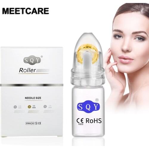 Hydra Roller 64 Titanium Needle Derma Roller Tips Microneedle Automatic Gold Derma Stamp Anti Aging Reusable no Liquid Injection