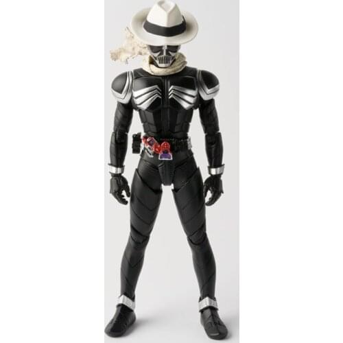 "Kamen Rider W & Decade Movie War 2010" Original BANDAI Tamashii Nations S.H. Figuarts / SHF Action Figure - Masked Rider Skull