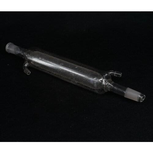 200mm 19/26 Joint Double Layer Boro Glass Straight Condenser Distillation Ware