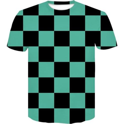 Demon Slayer Kimetsu No Yaiba T Shirt Anime Demon Slayer Kamado Tanjirou Cosplay Costumes Men Women O-Neck Tshirt Clothes