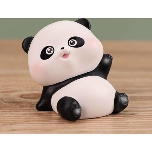 National Treasure Panda Ornaments Panda Billowing Cute Childrens Gifts Creative Home Decoration Ornaments Lucky Cat Garden