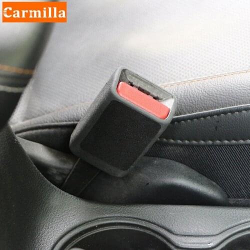 Anti Noise Lock Clip Sticker for Skoda Octavia Fabia Rapid Superb Yeti Roomster Car Safety Belt Buckle Anti-collision Stickers