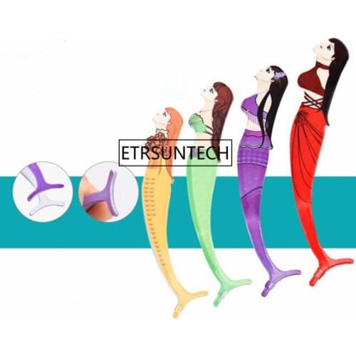 New False Eyelashes curler Extension lash mascara Applicator Remover steel Tweezers Clip para Makeup Tool F1619