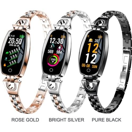 New Smart Watch Women Smart bracelet H8 Blood pressure Heart rate Sleep monitor waterproof Fitness watches women for Android IOS