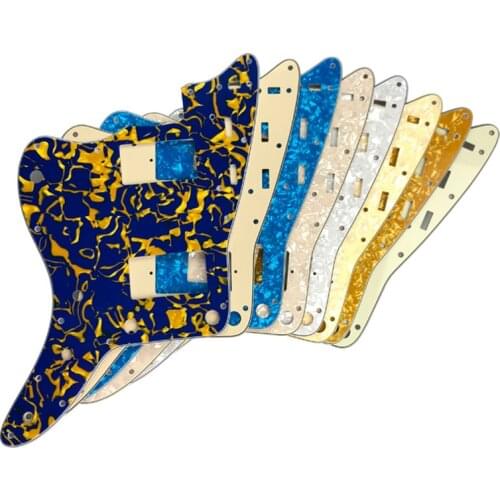 Custom Guitar Parts For Left Handed USA\Mexico Fd Jazzmaster Style Guitar Pickguard With PAF Humbucker Scratch Plate Replacement
