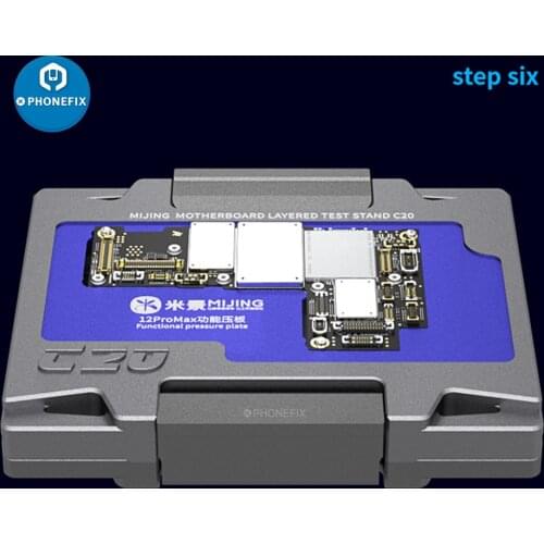 MJ C20 C18 C17 Motherboard Layering Soldering Fixture For iPhone X/XS/11 Pro/12Pro max MainBoard Upper/Lower Middle Frame Tester